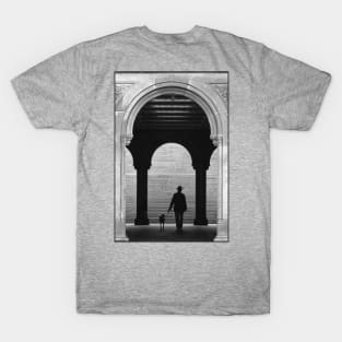 Walking The Dog, Central Park, NY, USA T-Shirt